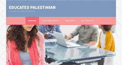 Desktop Screenshot of educatedpalestinian.com