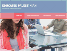 Tablet Screenshot of educatedpalestinian.com